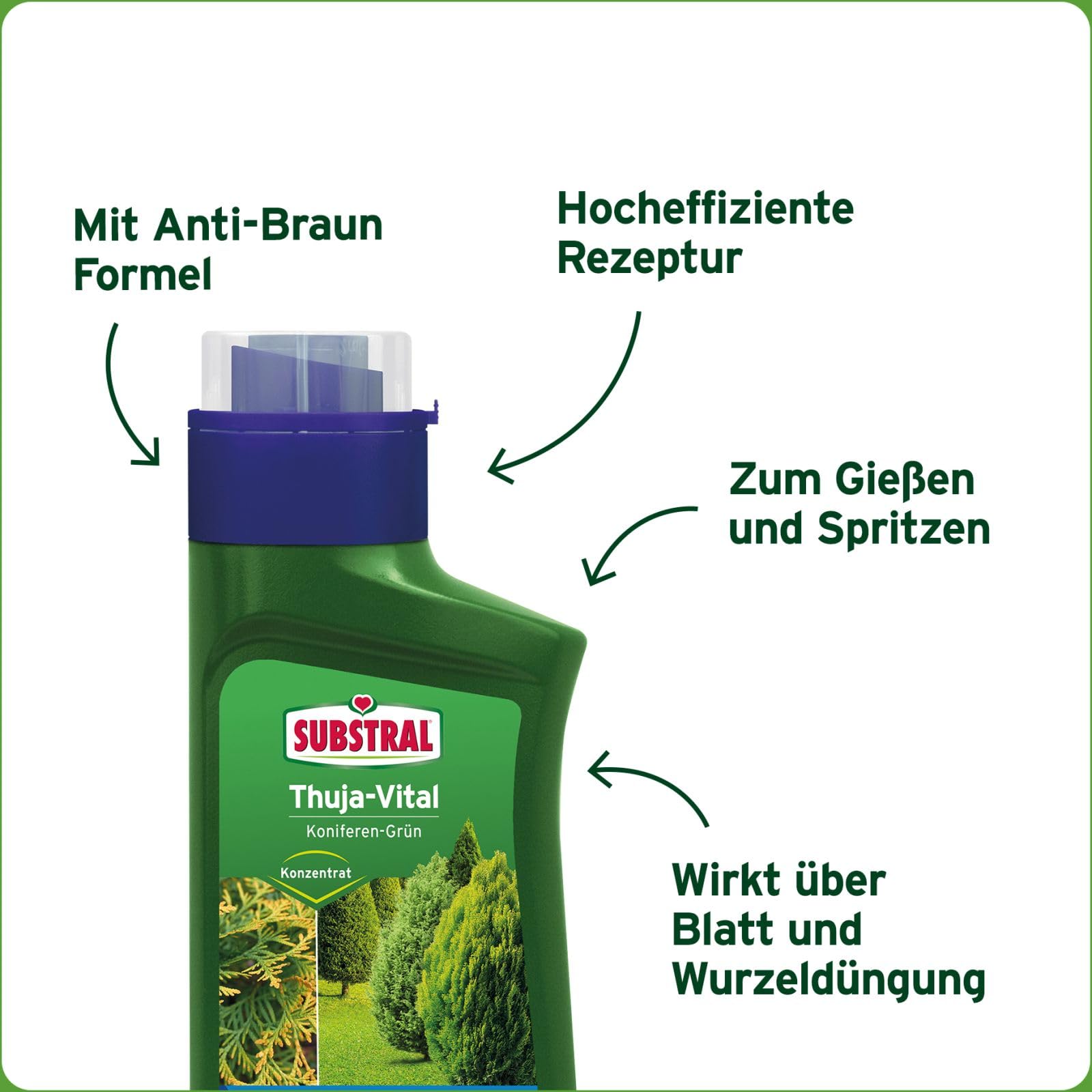 4 X 500ml Substral®Thuja Vital