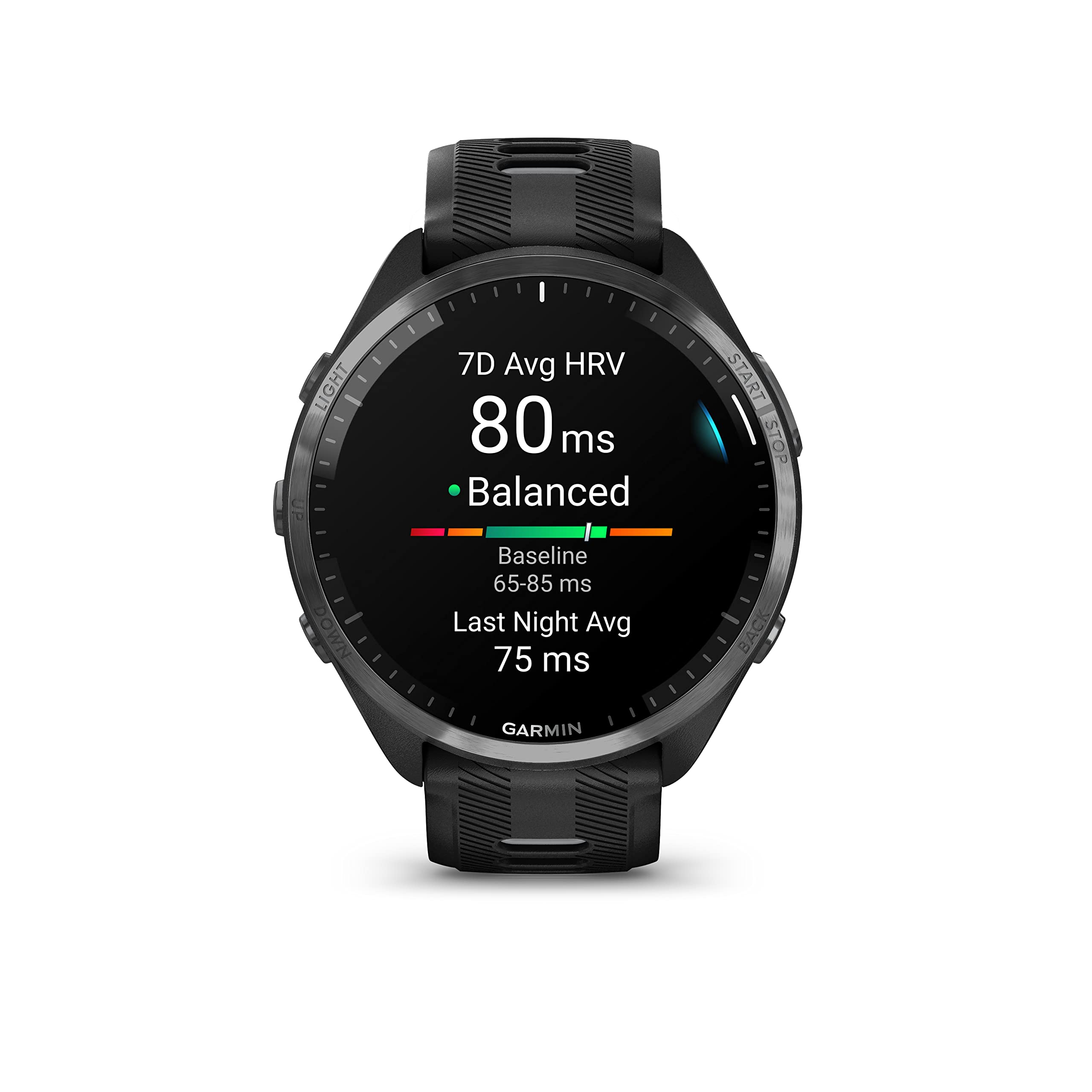 Garmin Forerunner® 965, Running Smartwatch, 47mm, Black/Powder Gray — Amazon image 2
