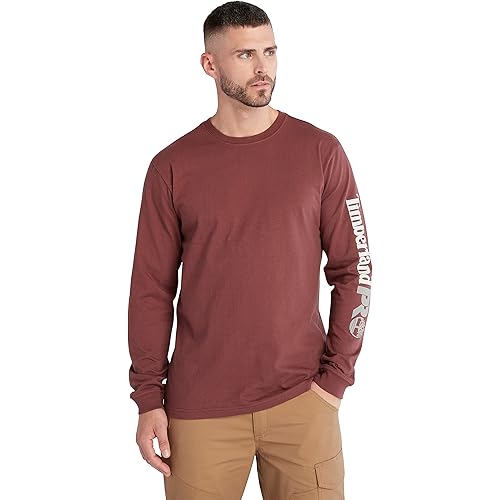 Timberland PRO Men's Core Logo Long-Sleeve T-Shirt