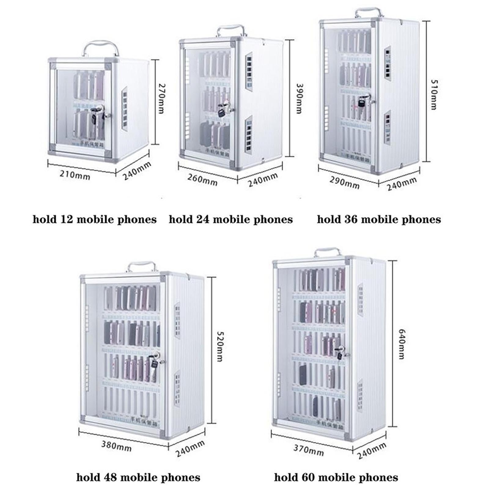 Armoire De Gestion Téléphone Organisateur Sécurisé Avec Trous Ventilation