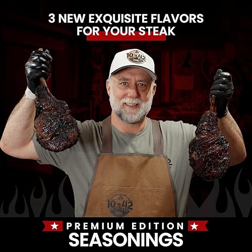 Miniatura 6 de 10-42 condimentos multiusos para barbacoa sin MSG, 0 calorías  Edición premium, frotadores de carne seca totalmente naturales para pollo, pavo,