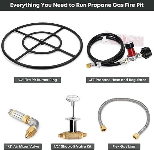 Miniatura 3 de Stanbroil kit de instalación de anillo para fogatas.