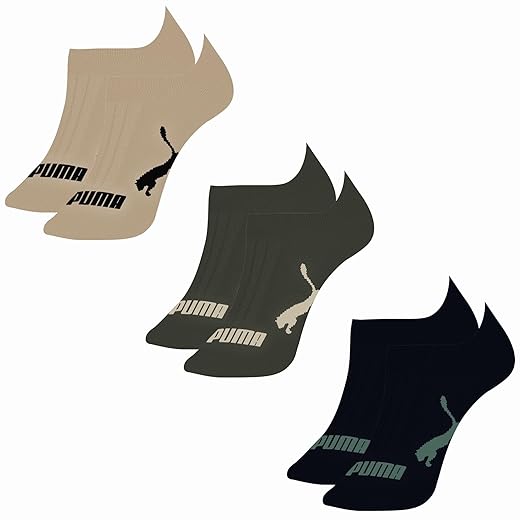 Kit 3 Pares Meia Puma Soquete Sapatilha Invisível Respirável Original