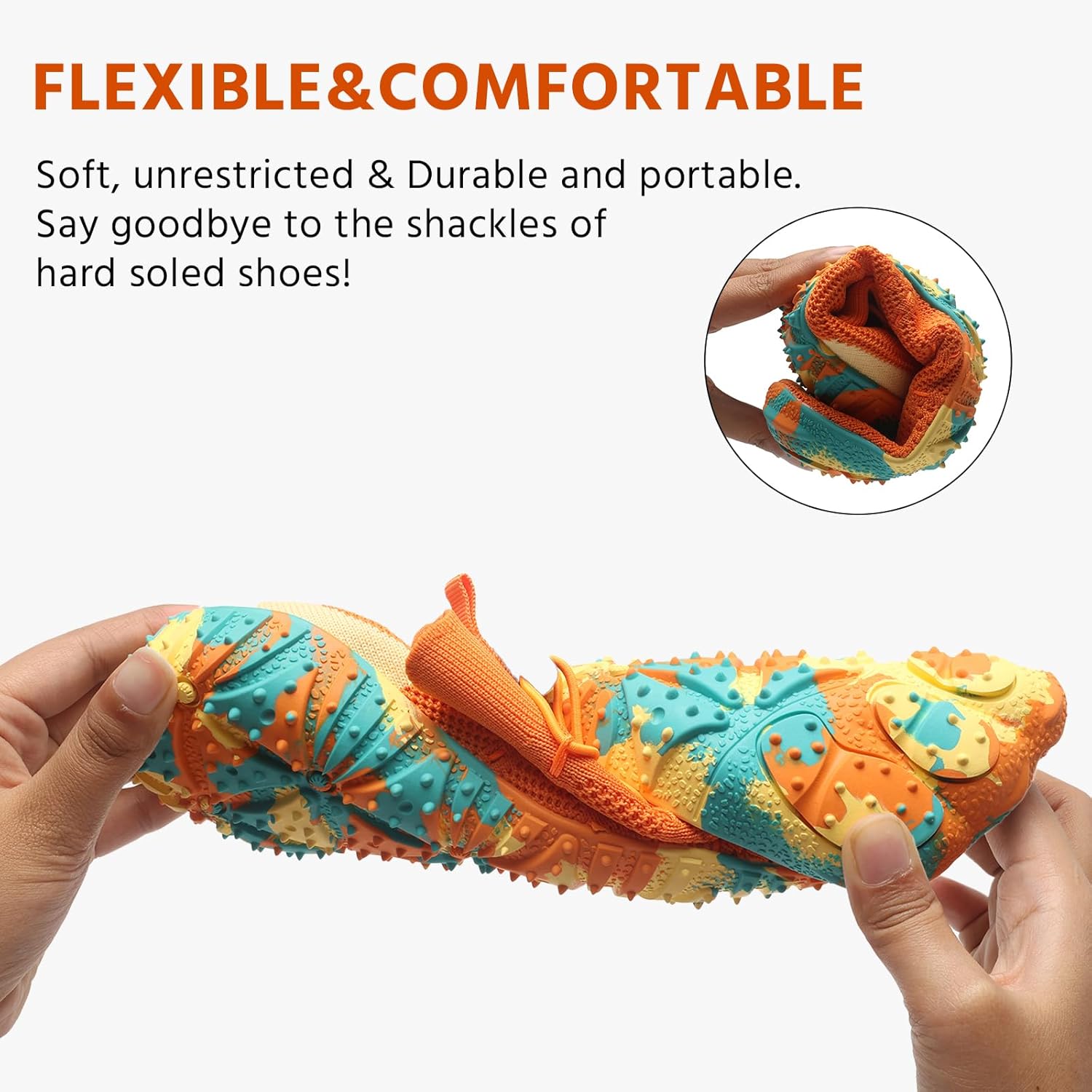 Hiking Barefoot Shoes Women Water Shoes Men,Wide Toe Box Quick Dry Beach Aqua Swim Shoes for Womens Mens,Outdoor Athletic Sport Shoes for Kayaking,Boating,Surfing Training,Running,Walking & Water Sports - Image 5