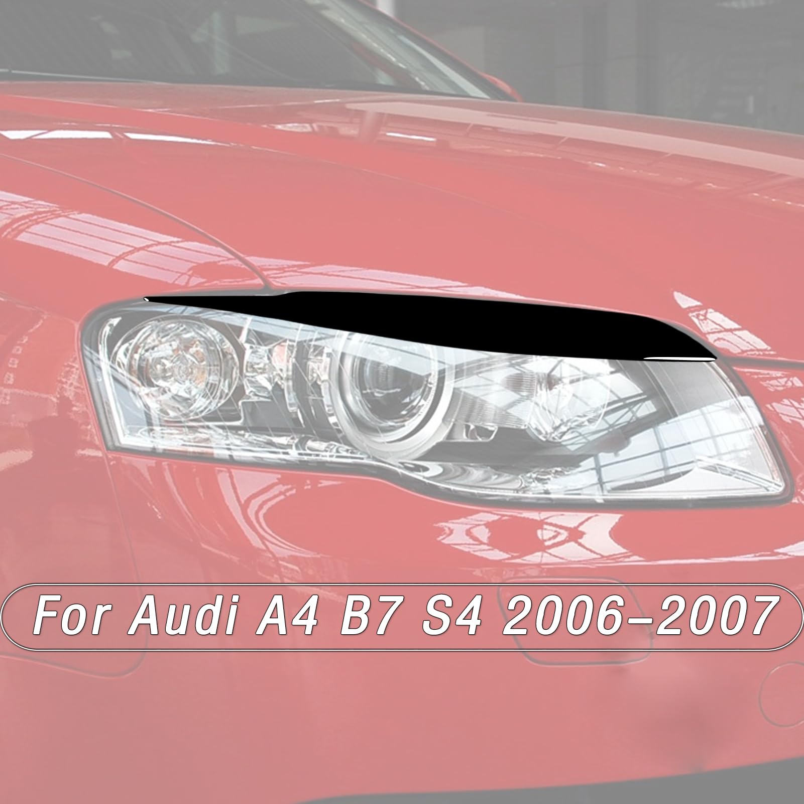 Kit di carrozzeria in Resina epossidica per fari Anteriori Auto, Accessori per Tuning, per Audi A4 B7 S4 2006 2007