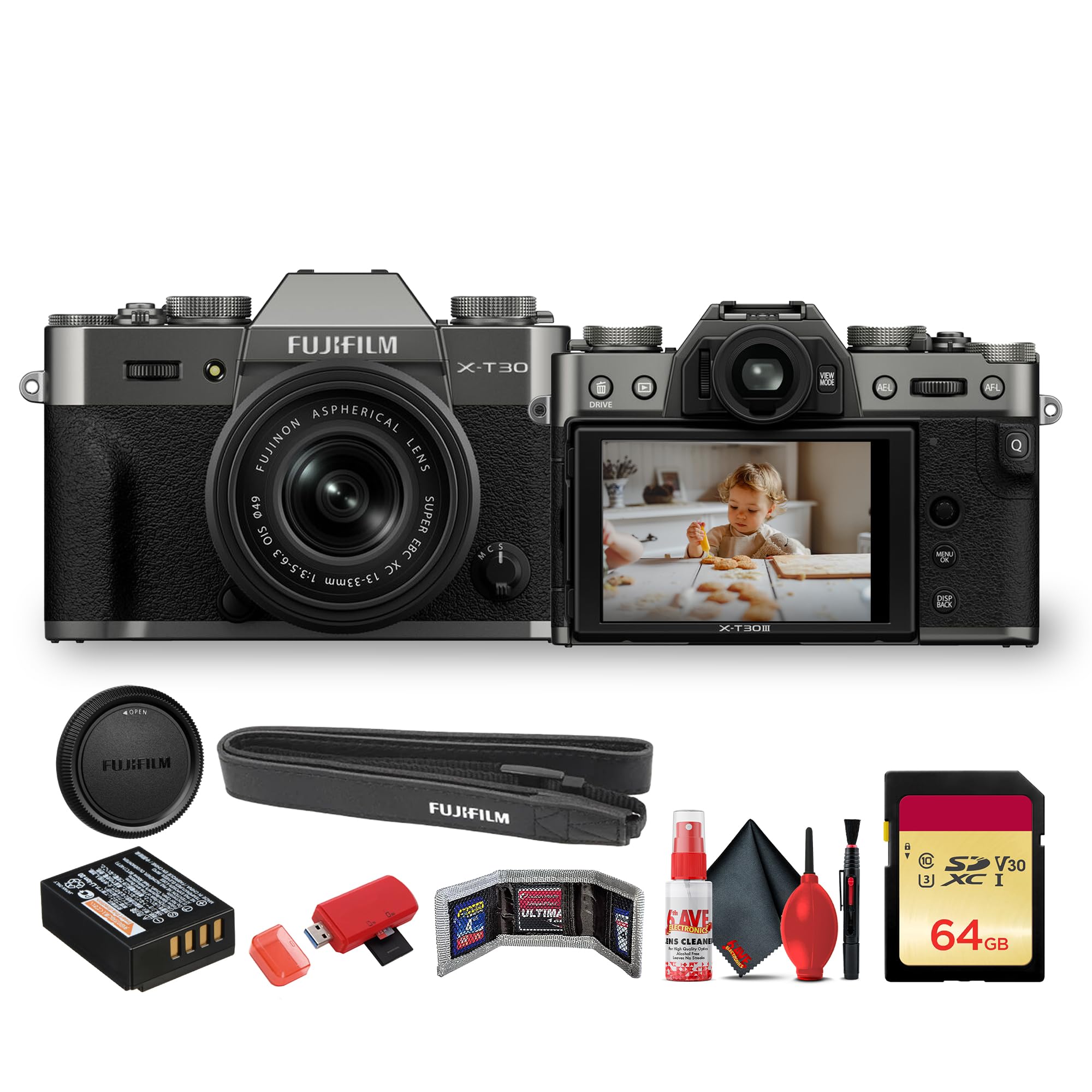 Amazon.com : FUJIFILM X-T30 III Mirrorless Camera with 13-33mm f