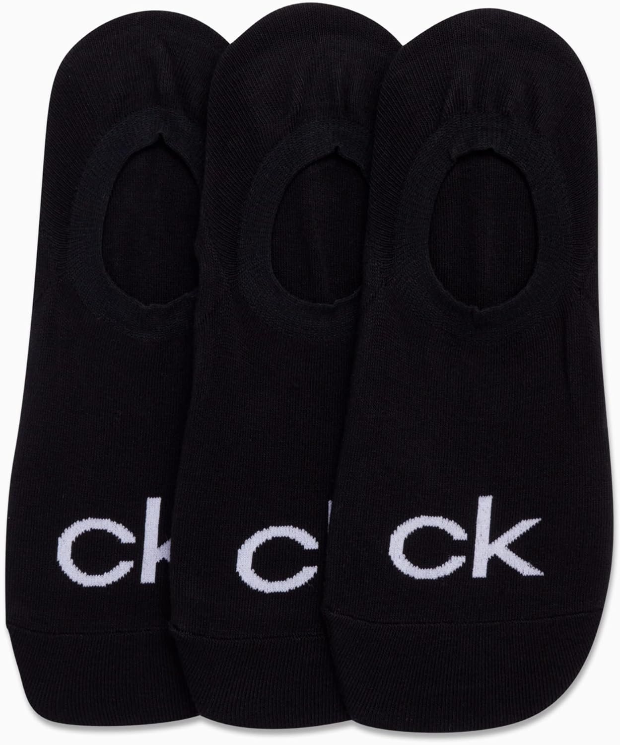 Calvin Klein Mens No Show Socks - 3 Pack Cotton Blend Stretch Soft Cushioned Athletic Casual Low Cut Socks for Men - Image 3