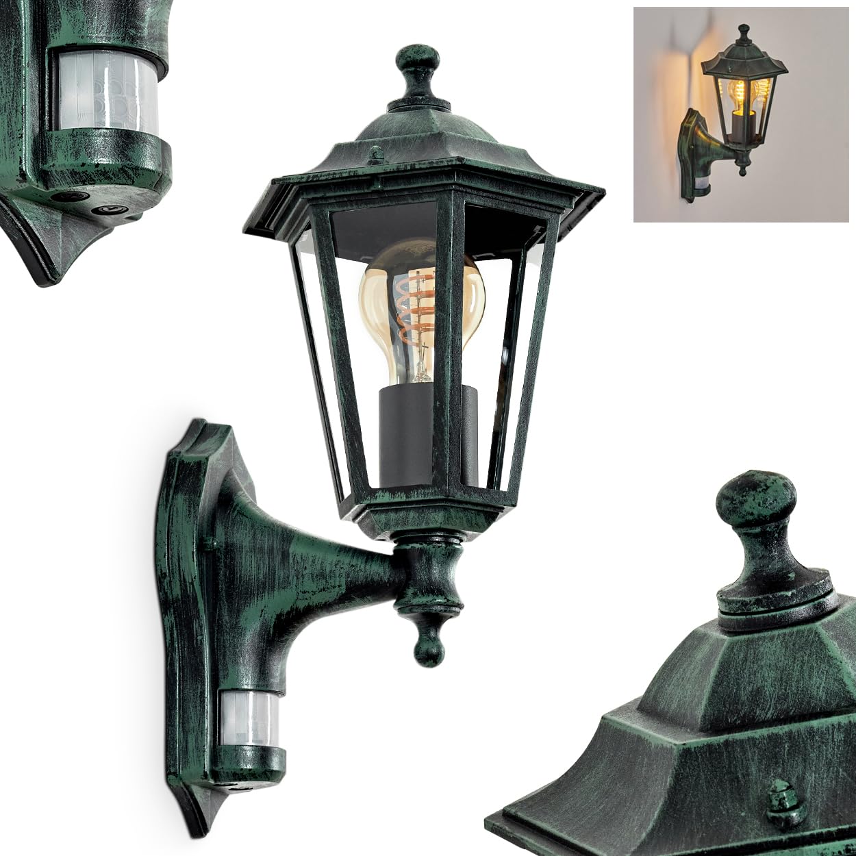 Erstaunlich Landhaus Außenlampe Mit Bewegungsmelder Fotos