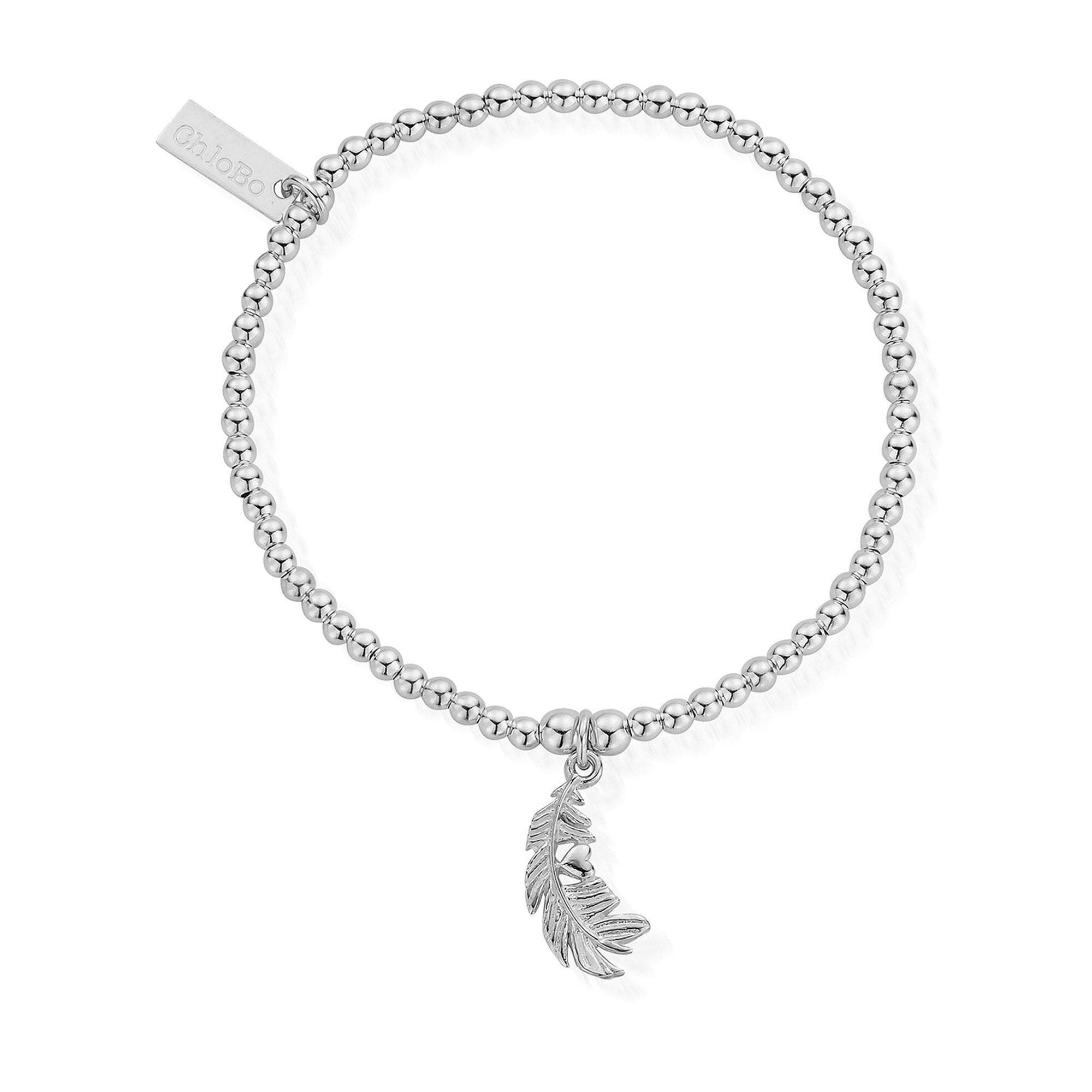 ChloBoCute Feather Heart Charm Bracelet SBCC596