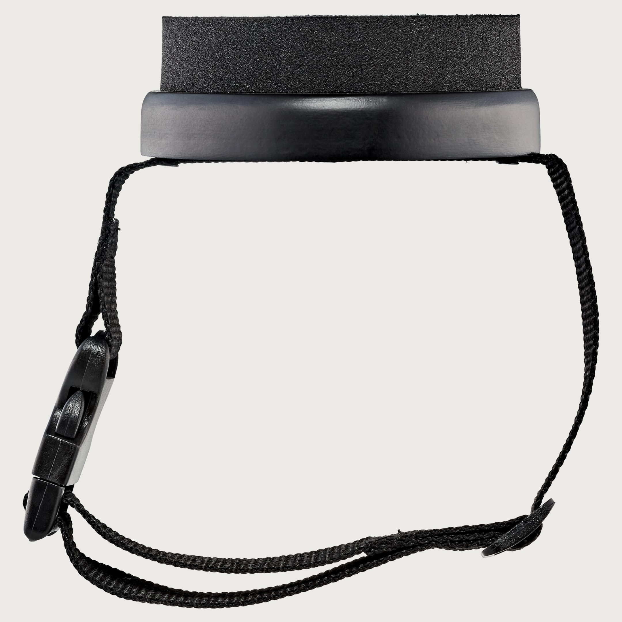 Almohadilla de práctica de tambor de malvavisco de 4 pulgadas con correa ajustable para las piernas, adherencia silenciosa para bateristas