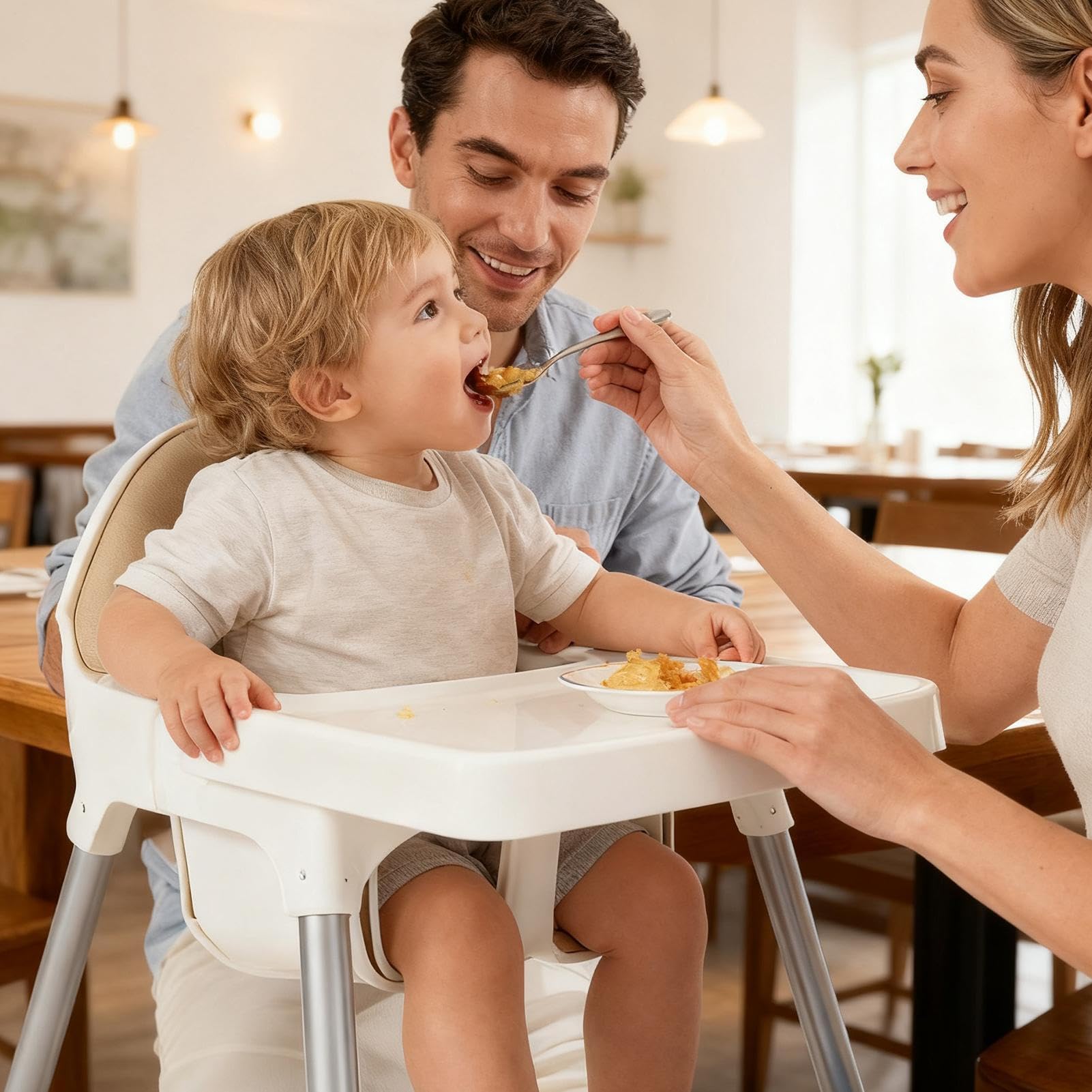 Seggiolone Per Bambini Sedile Alto Regolabile | Sedia Per Alimentazione Per Bambini E Bambine Cucina Sala Da Pranzo Ristorante Pasto Familiare Asilo E Alimentazione