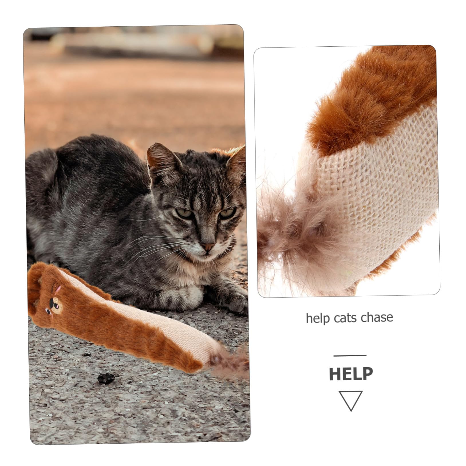Milisten Jouets pour Chats Dintérieur en Papier Sisal Jouet Amusant pour Chat Résistant À Lusure Et À La Casse
