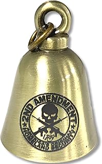 Kustom Cycle Parts 2ND Amendment Motorcycle 'Evil Spirits' Biker Guard Bell (Bronze). Our custom bells are universal to all models of motorcycles. USA Designed