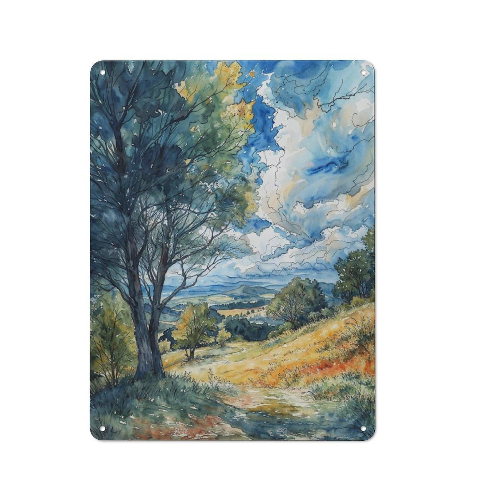 Junmoney Rustic Serenade Metal Plaque 40X30cm With For Garage Wall, Retro Decor, For Themed Interiors In Garages And Workshops
