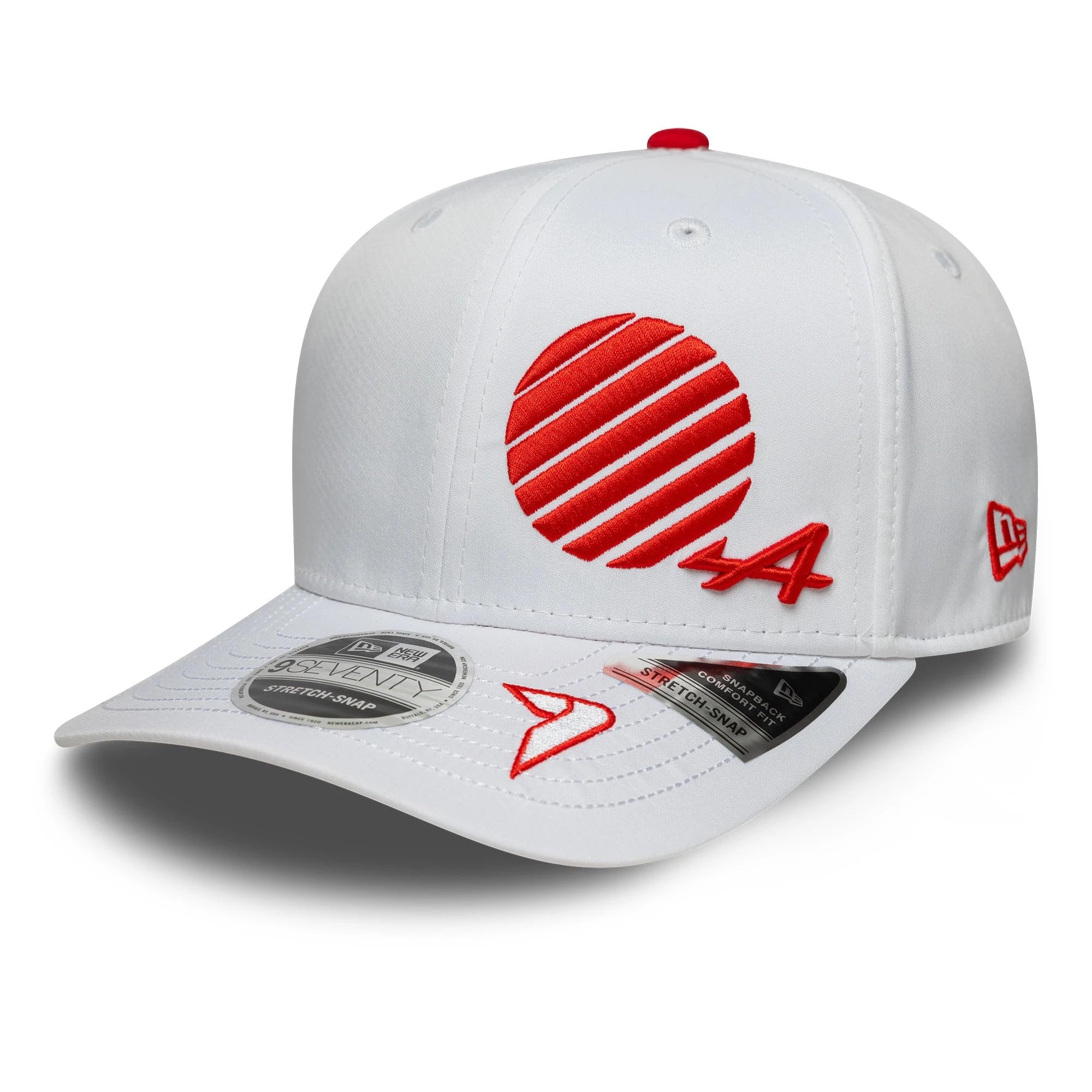 New Era Unisex White Alpine F1 Team, Official 2025 Collection, Jack Doohan Drivers Japan Suzuka Special Edition Baseball Cap, Red, Adjustable