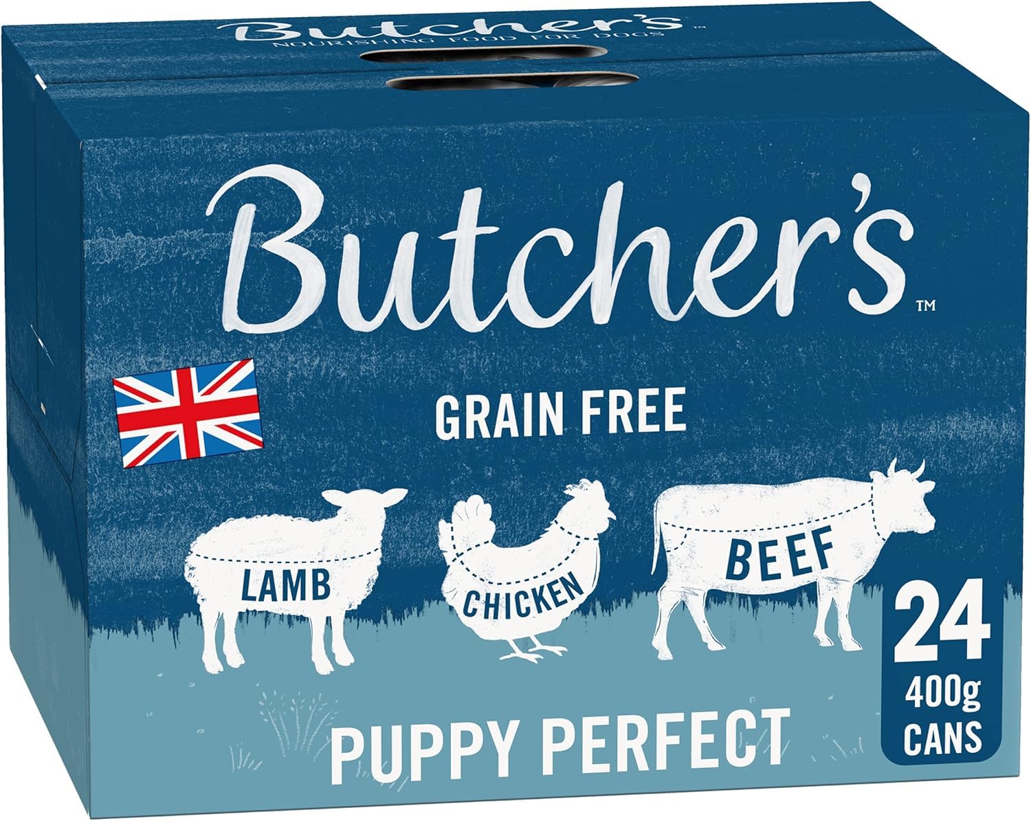 Butcher's Puppy Perfect Wet Dog Food Tins 24 x 400 g
