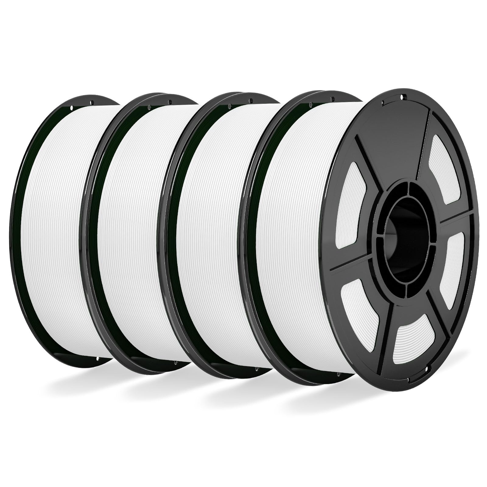 3D Printer Filament PLA White 4kg 30-300mm/s for Bambu Lab AMS,AMSLite