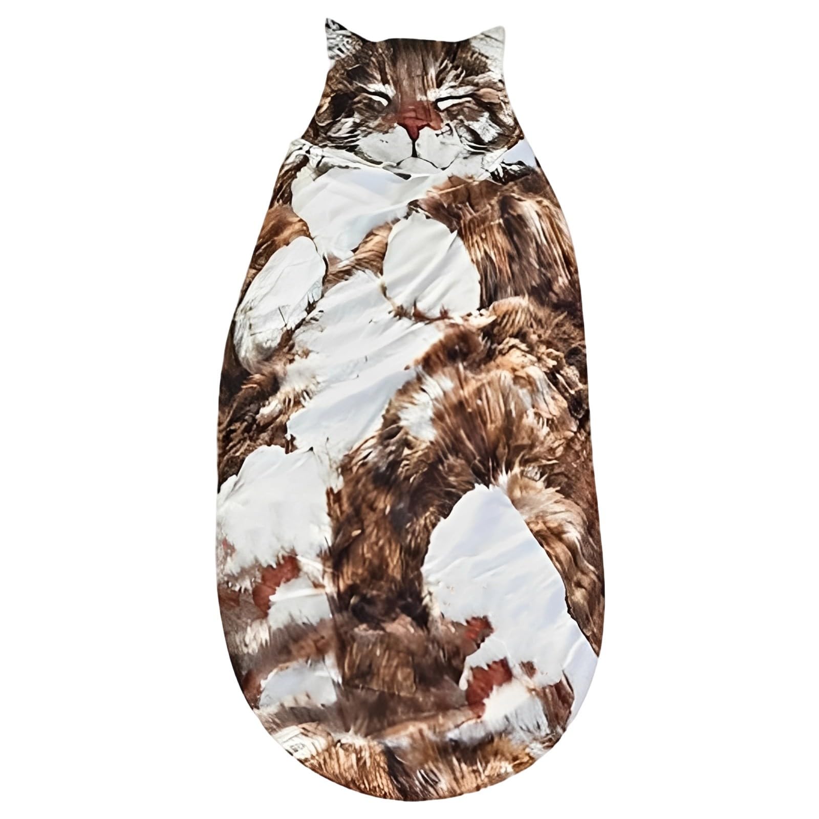 Hugging Caterpillar Sleeping Bag, Plush Cocoon Full-Body Lounger with Pull Cord, Cozy Nap Pod Reading Nest, Soft Convertible Animal Sleeping Bags for Adults Indoor Travel Use — view 2