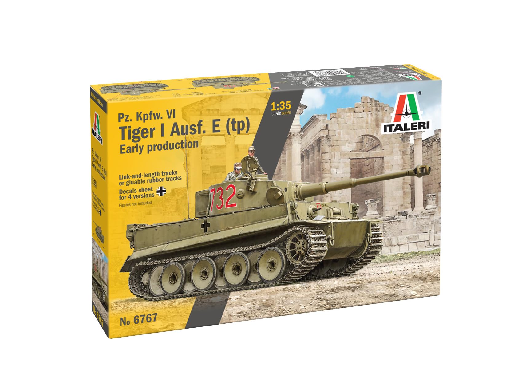 Italeri 6767 Pz. Kpfw. VI Tiger I Ausf. E (tp) Early Production 1:35 Model Kit