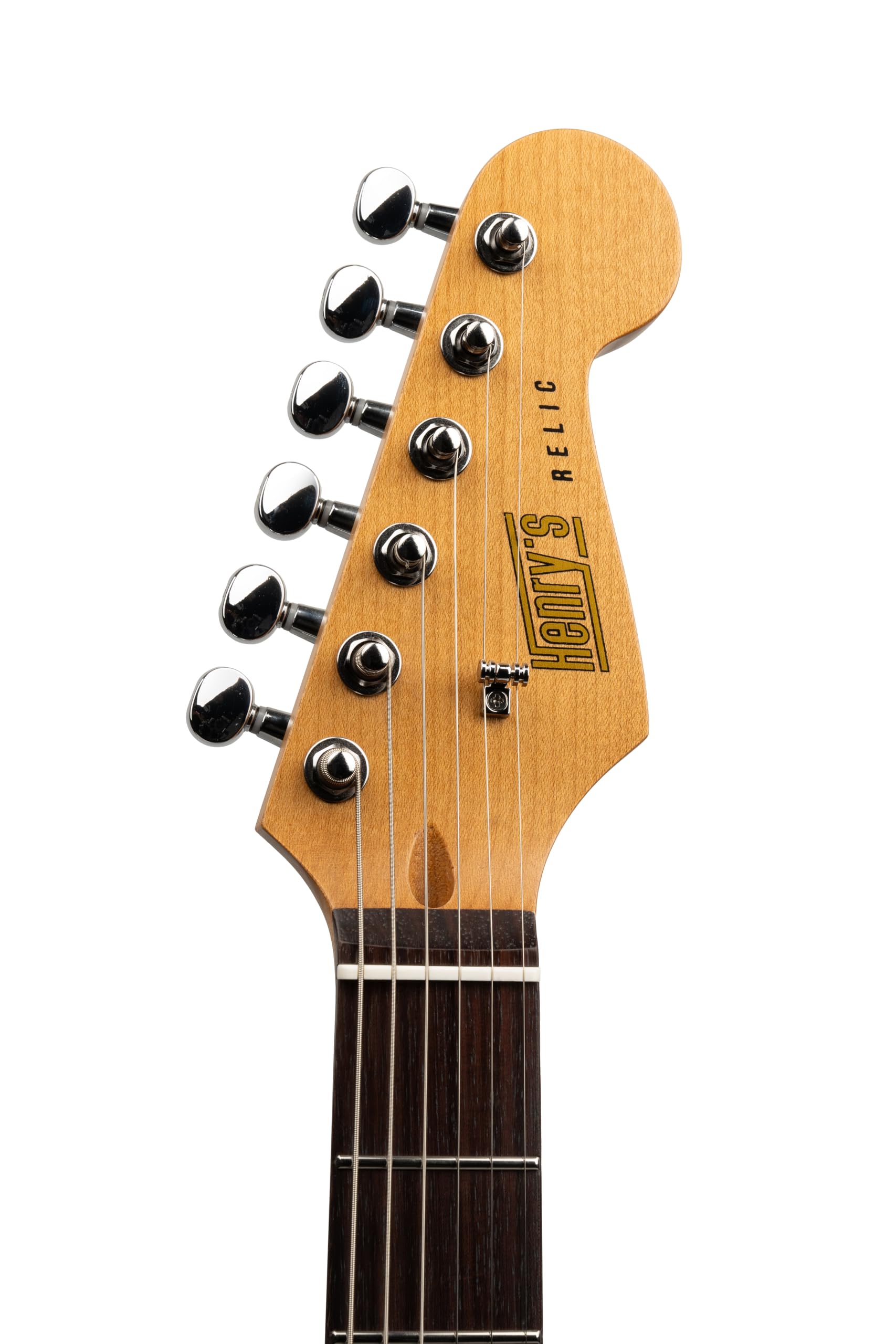Henry’s ST-1 Python Strat Chitarra Elettrica - Blu - Chitarra Elettrica di Alta Qualità con Corpo in Paulownia - Manico in Acero Tostato - Pickup HSS e Interruttore a 5 Vie