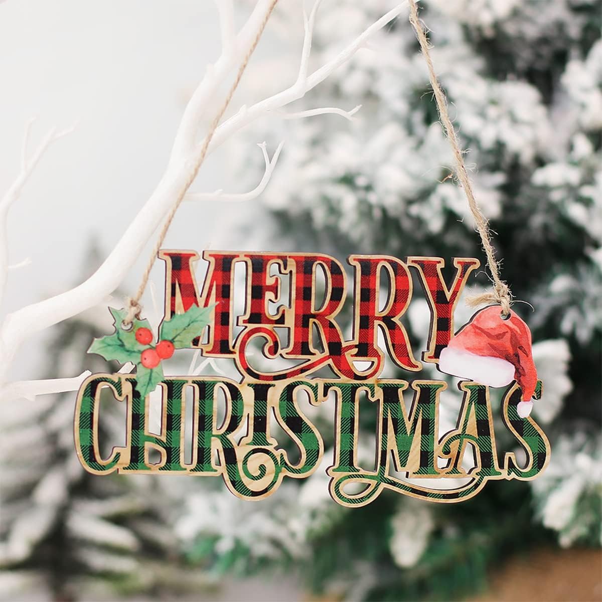 Amazon.co.jp: クリスマス 飾り 木製 クリスマス看板 メリークリスマス