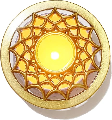 Cubierta para velas perfumadas, decoración de telaraña para tarros, regalos de velas para mujeres, accesorios de vela, tapa de vela, evita el tacto,