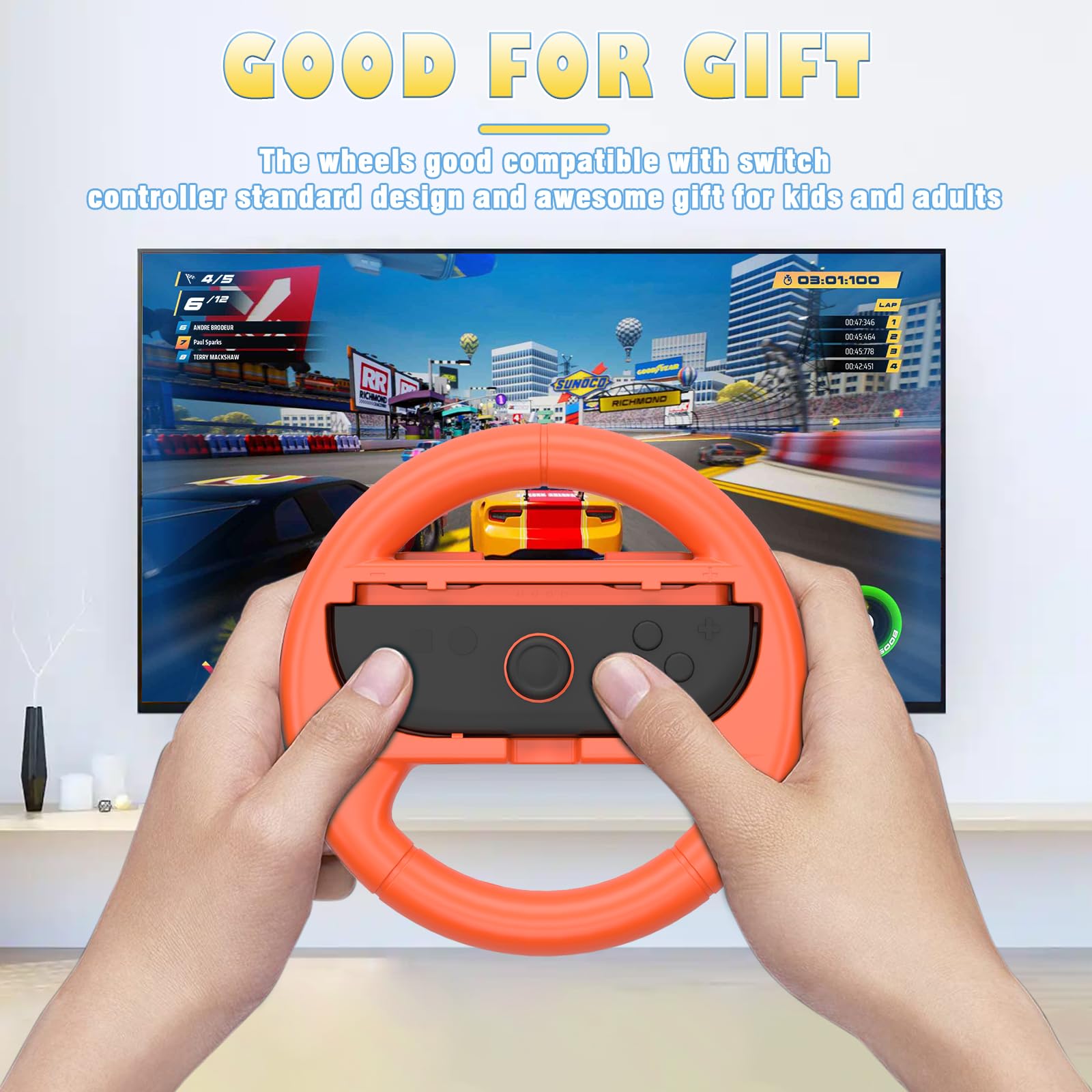 Snapklik.com : VGBUS 2PACK Steering Wheels For Nintendo Switch 2 ...