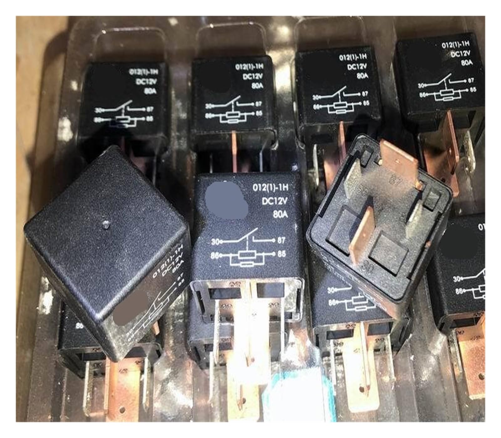 Yzwrwrmktb One Color 1Pc Yc 012(1)-1H Dc12v 80A (V7-1A-12V-80A) Relay 4Pins
