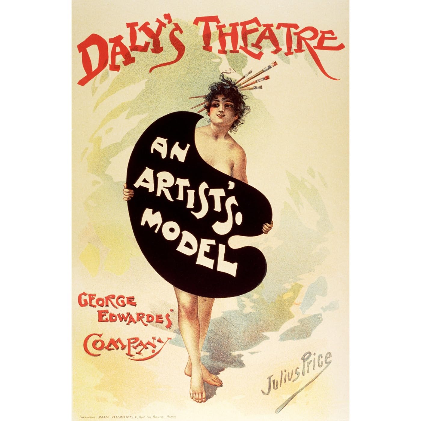 Toile Daly's Theatre impression giclée roulée pour grand mur - 2