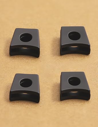 2 Pairs Black Replacement Nose Bridge Flex Couplers Spare Parts for Oakley Juliet/Mars/X Metal XX