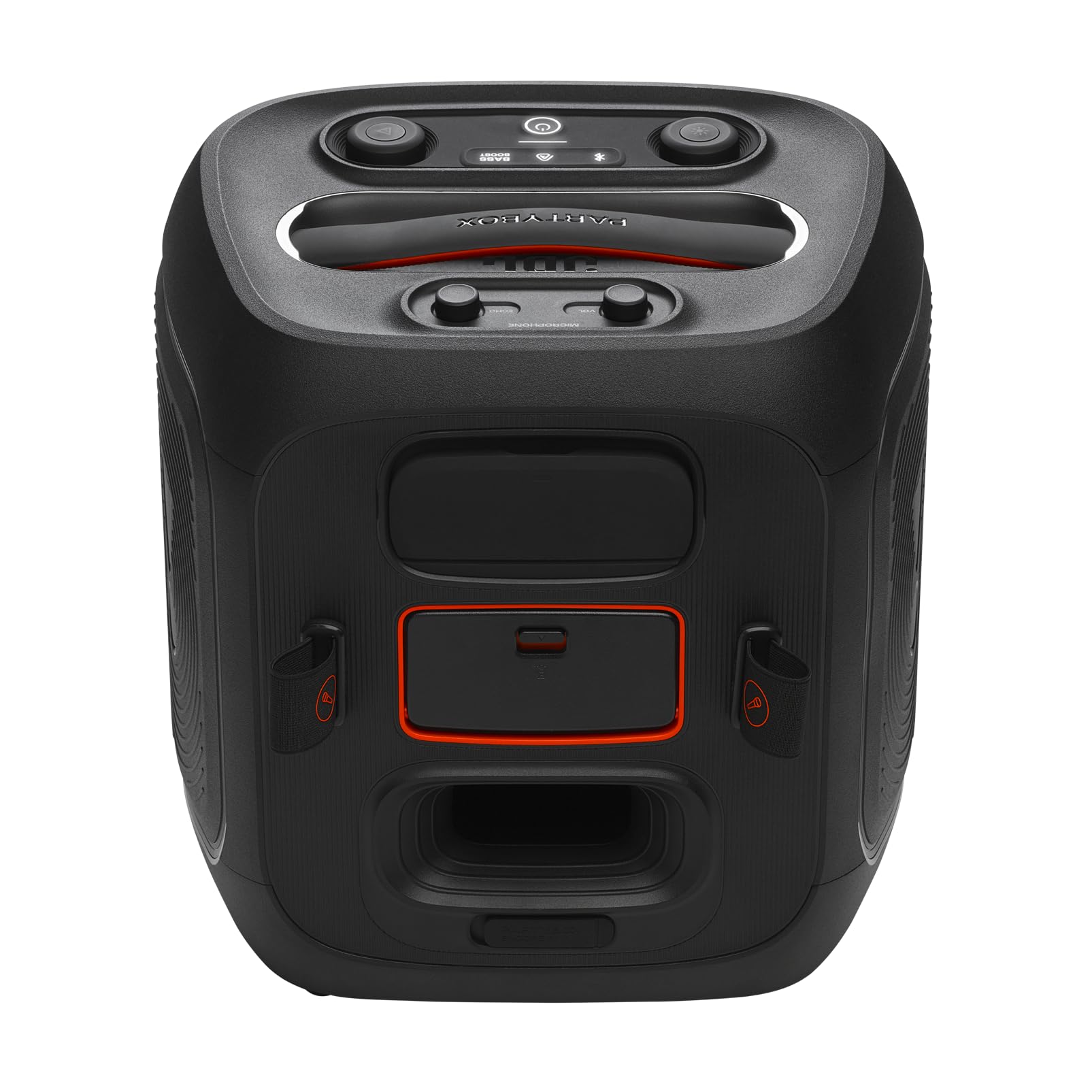 JBL Partybox Encore 2 Bezprzewodowy Głośnik Imprezowy Bluetooth z Bezprzewodowym Mikrofonem, 15 H Odtwarzania, Odpornością na Zachlapanie IPX4, JBL Pro z funkcją AI Sound Boost i Auracast, Czarny