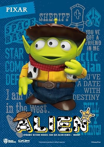 Miniatura 6 de Beast Kingdom Toy Story Alien Remix Woody DAH-025 Dynamic 8ction Heroes figura de acción, multicolor