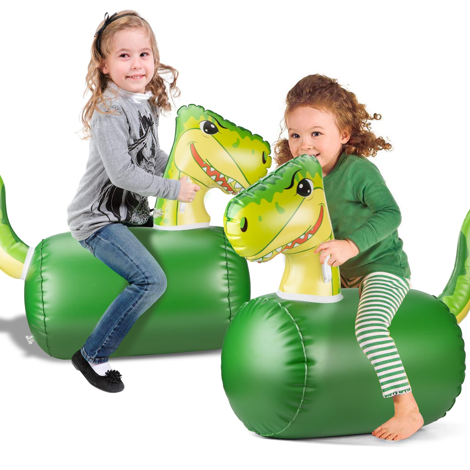 B1 Bounce into Joy: Fun and Durable Pink Unicorn Inflatable Hopping Animal Bouncer for Hours of Fun…