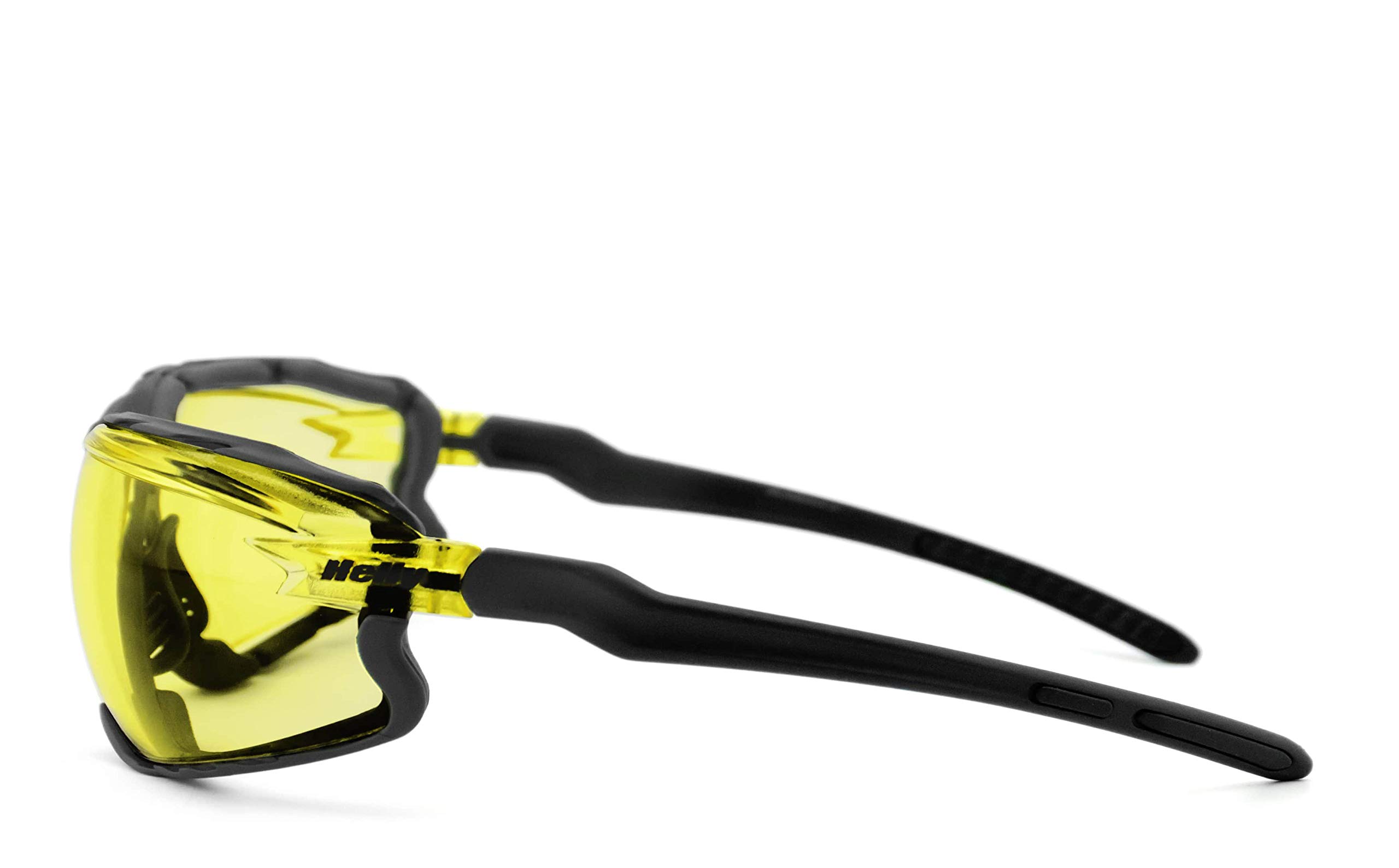 HELLY® - No.1 Bikereyes® | Lunettes pour motards, lunettes pour motocyclistes, lunettes de nuit (verres, Xenolit®) | anti-buée, coupe-vent, verres de sécurité - HLT® | rembourrage amovible