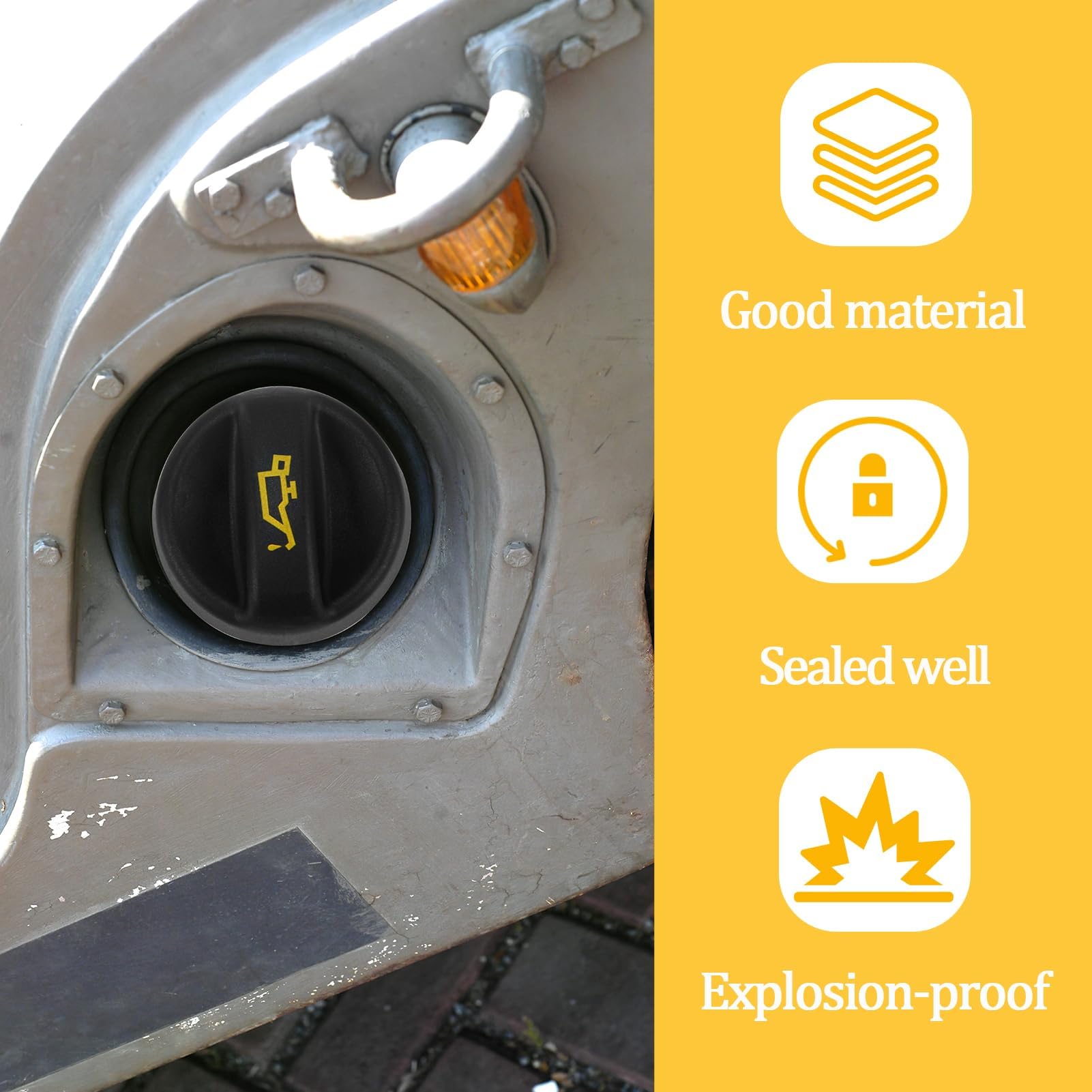 1 Pièce Bouchon De Remplissage D'huile Moteur, Couvercle De