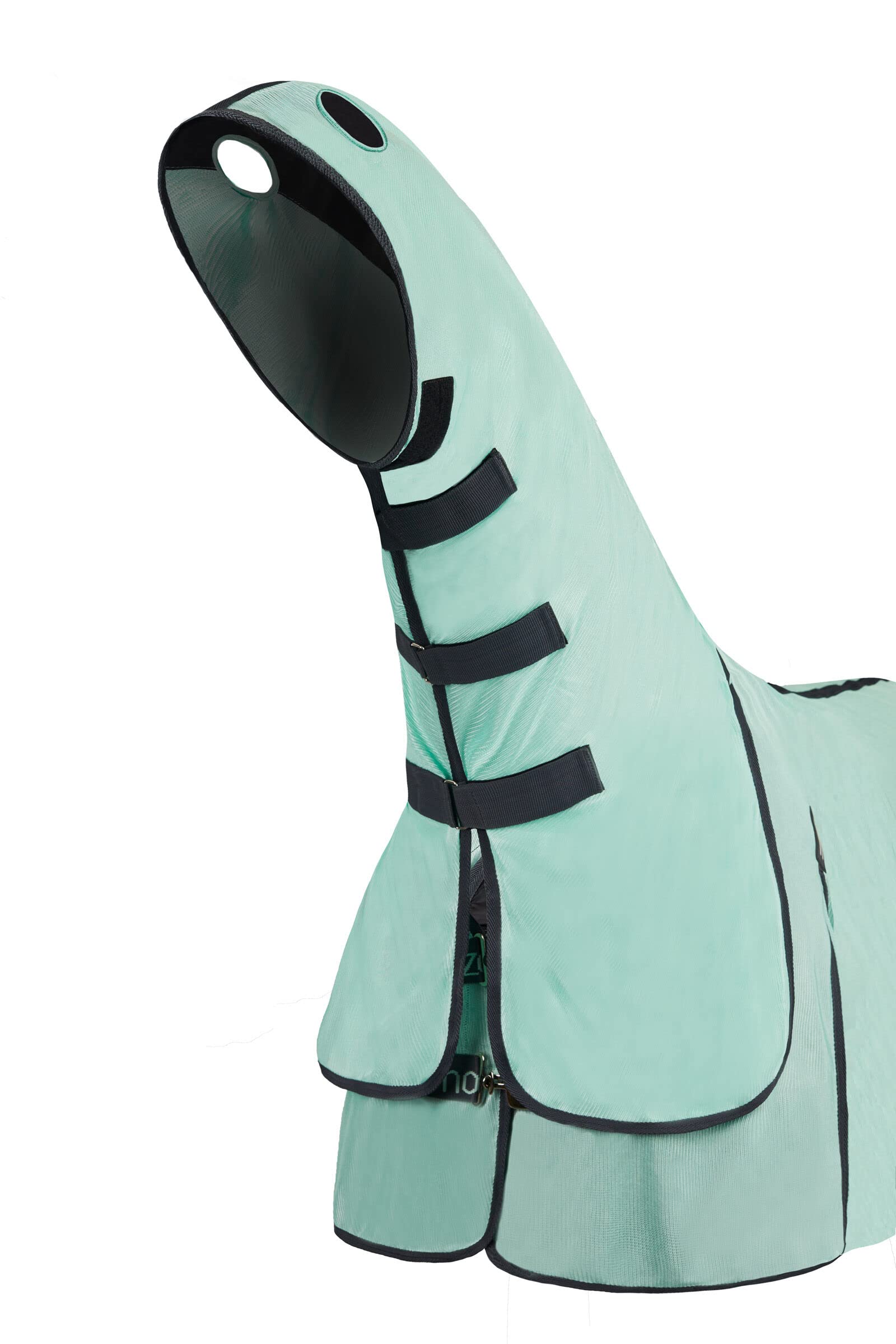 Horze Paso Fino - Manta antimoscas para caballos, con cuello y protección UV
