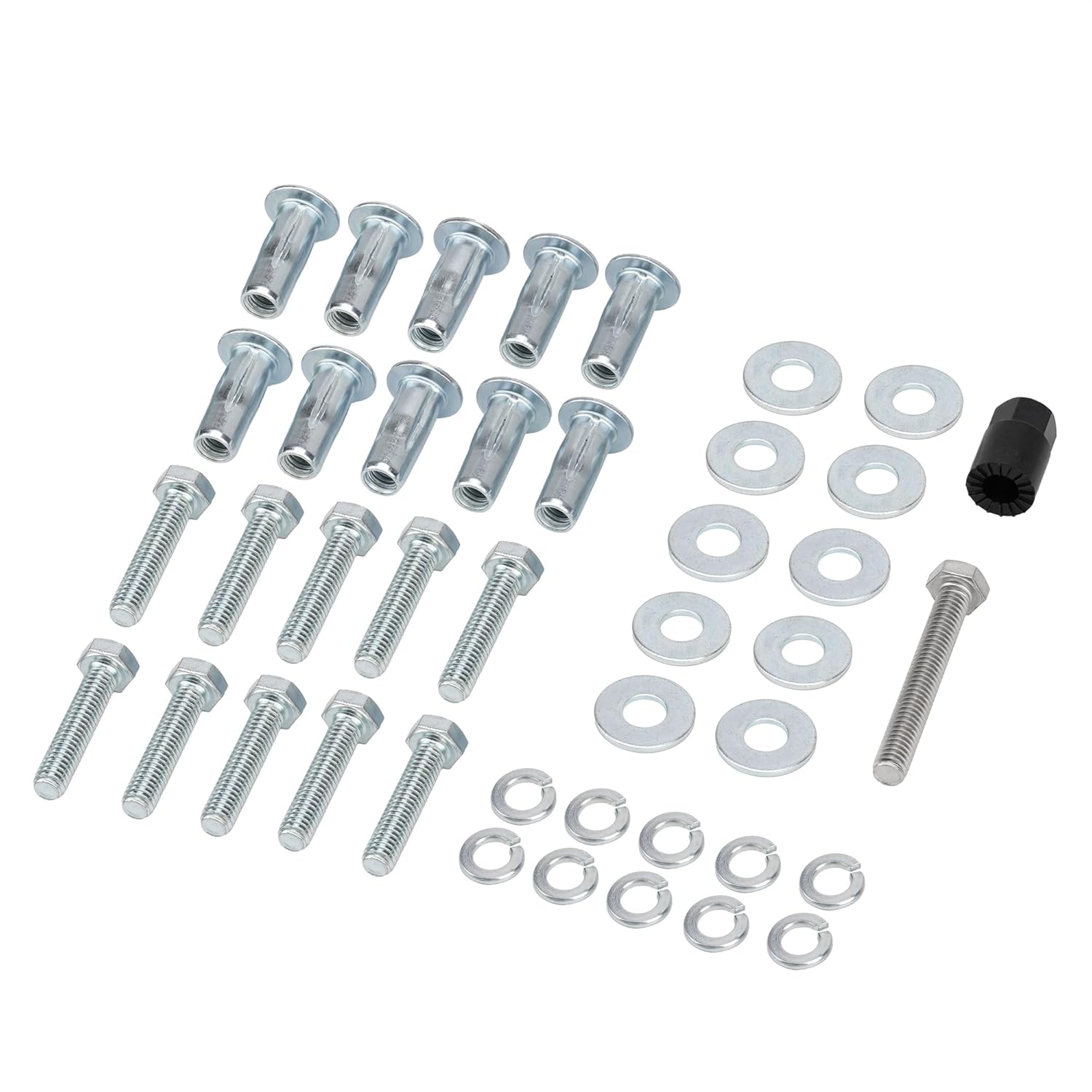5/16" Blind Fasteners Bolts Washers Installation Kit for Weather Guard Truck Tool Box Ladder Rack Cab Protector Rat Drawer Units 999-10PK 10/Pack