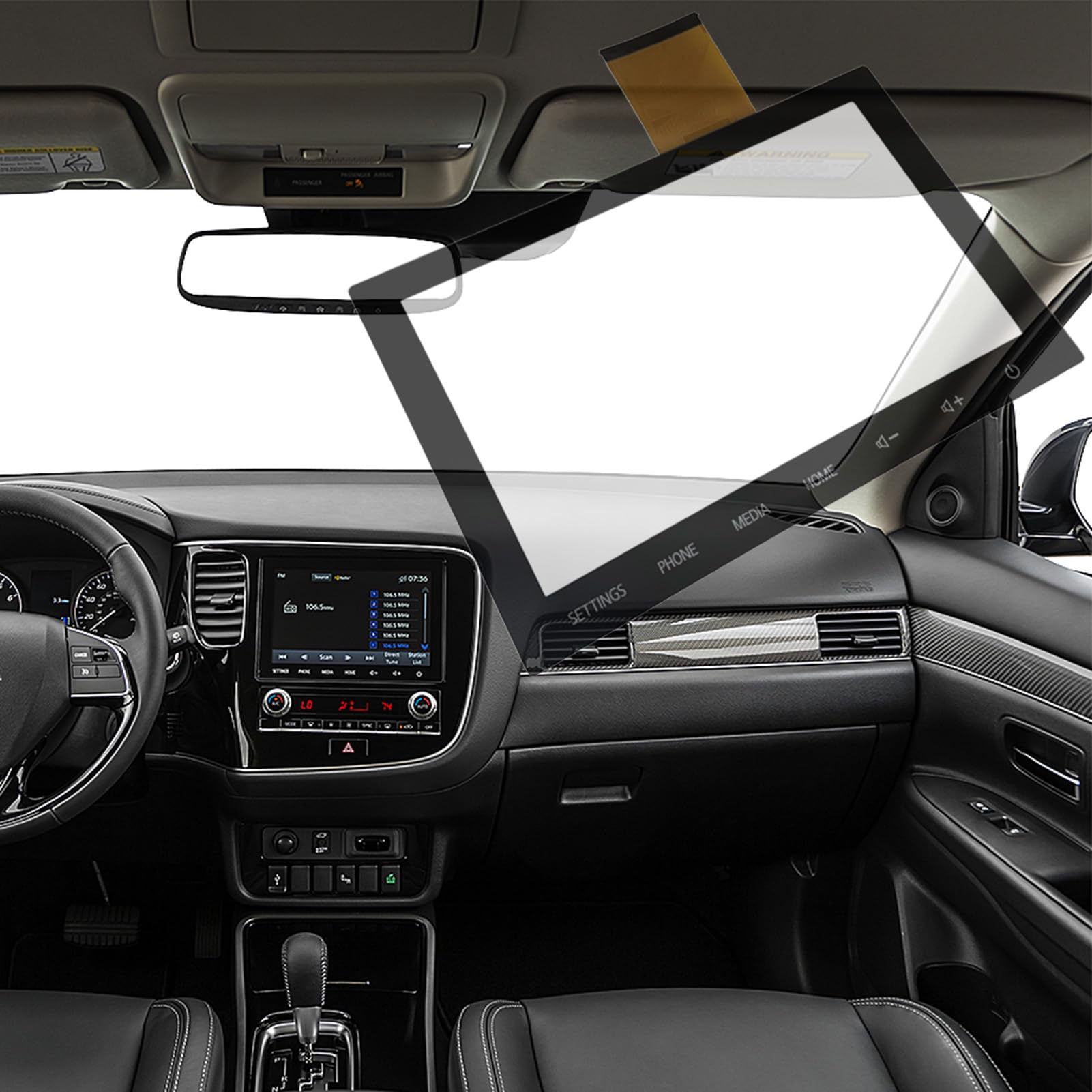 Écran Tactile De Remplacement 8" (20,3 Cm) Pour Mitsubishi Outlander & Mirage 2019-2022 - Compatible 8740A098/8740A103 - 4