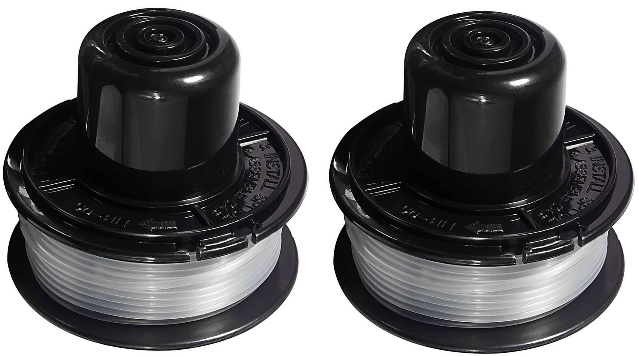 MaxLLTo 2 Pack Replacement 20-feet Spool with 0.065-Inch Diameter Line Compatible for Black & Decker RS-136 Bump Feed String Trimmers