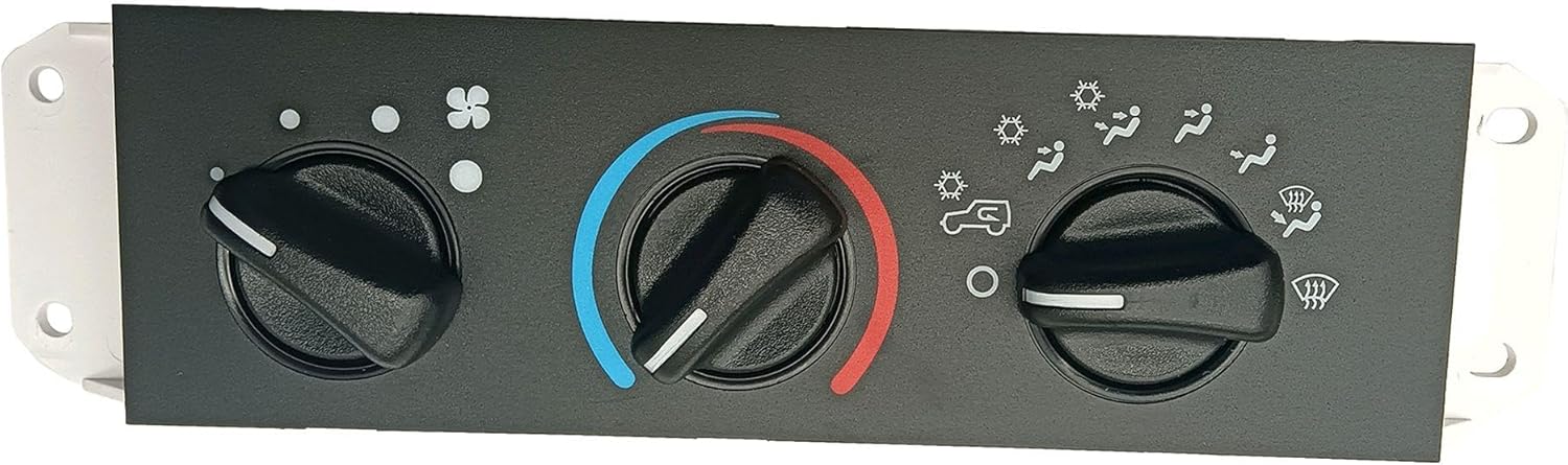 PartsFlow A/C Selector HVAC Blower Control Switch Standard Fits 2002 2003 2004 2005 2006 Jeep Wrangler