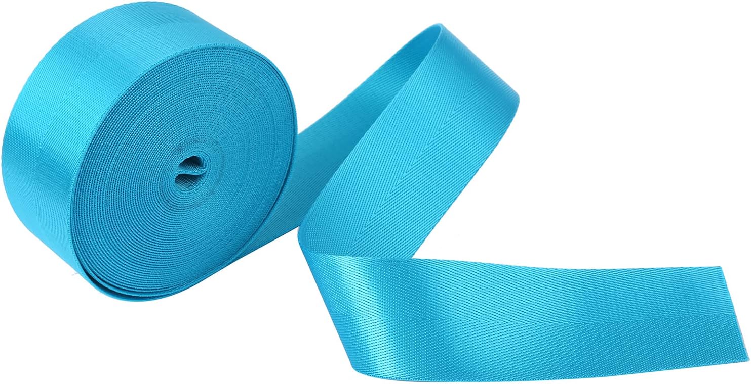 2”Heavy Duty Nylon Webbing 10 25 50 Yard - Nylon Strapping for Outdoor DIY Gear Repair, Durable Nylon Strapping for Indoor or Outdoor Gear, DIY Crafting, Repairing