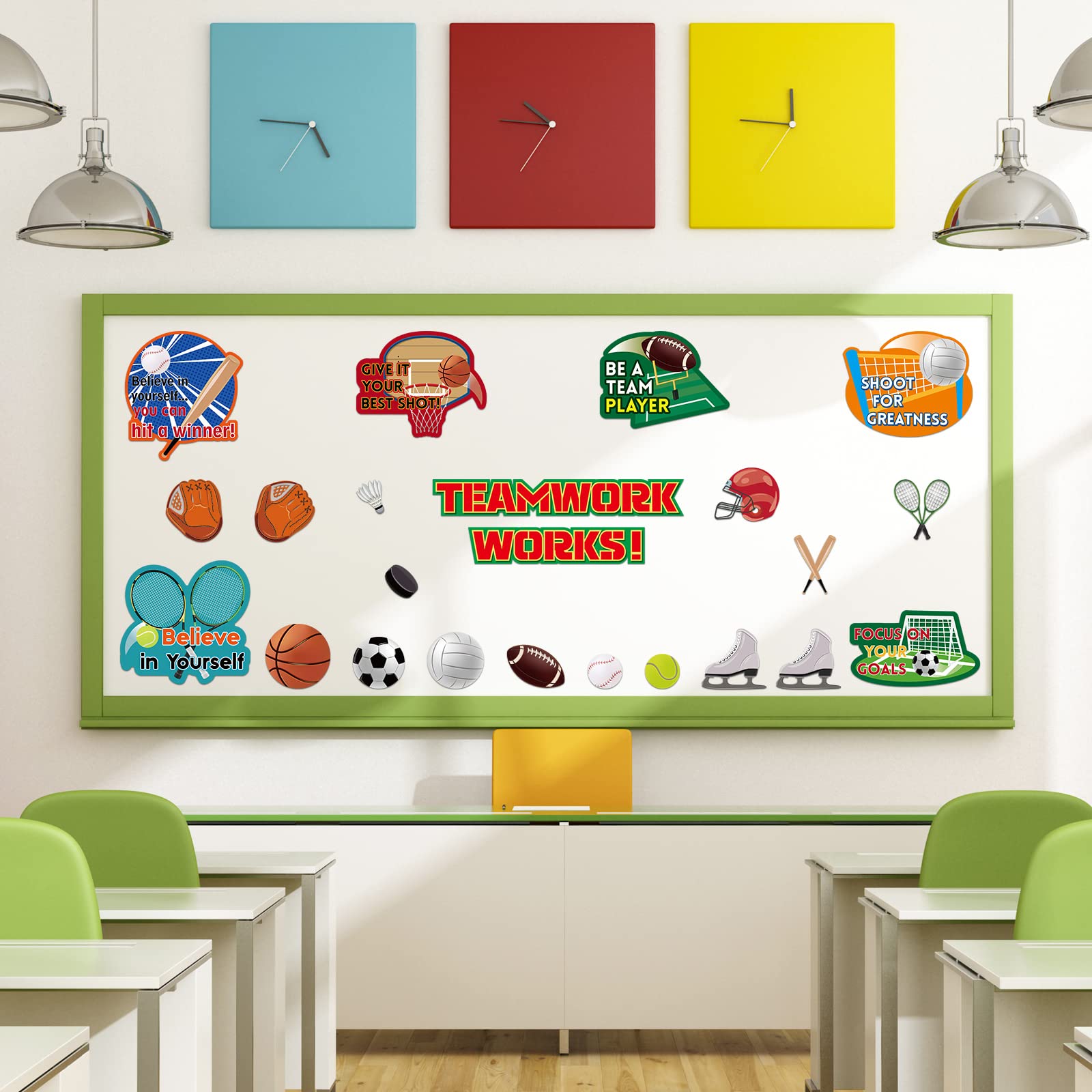 HYTROVE Sports Bulletin Board Border