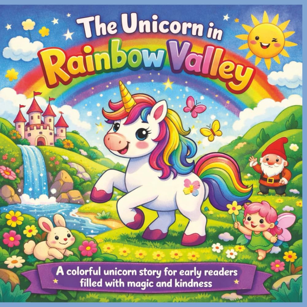 The Unicorn in Rainbow Valley: A colorful unicorn story for early readers filled with magic and kindness