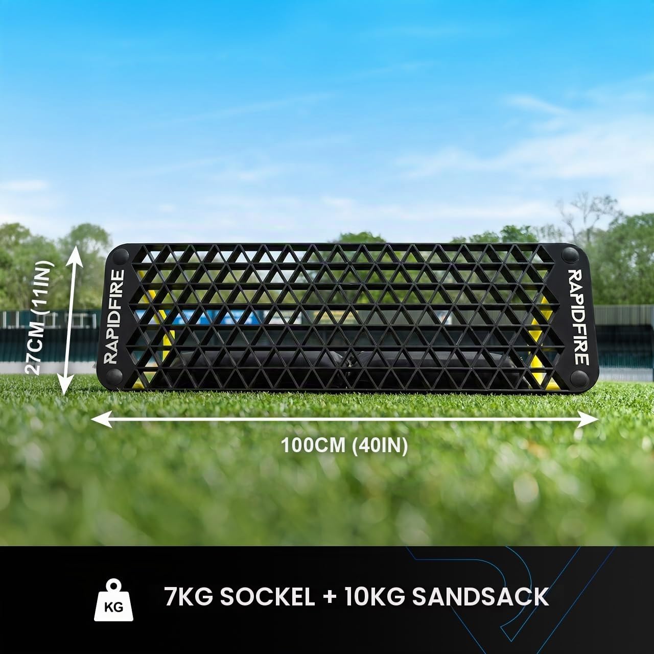 FORZA Wave Soccer Rebounder – Il tabellone di rimbalzo 4 in 1 Numero 1 al Mondo – Montaggio in 2 minuti + Design indistruttibile – Acquista FORZA, gioca per Sempre! [Standard o XL]