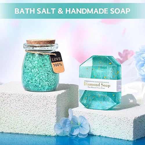 Miniatura 6 de Regalos de cumpleaños para mujeres, regalos para mujeres, mamá, esposa, novia, hermana, amigas, ella, cesta de regalos relajantes de spa, regalos de