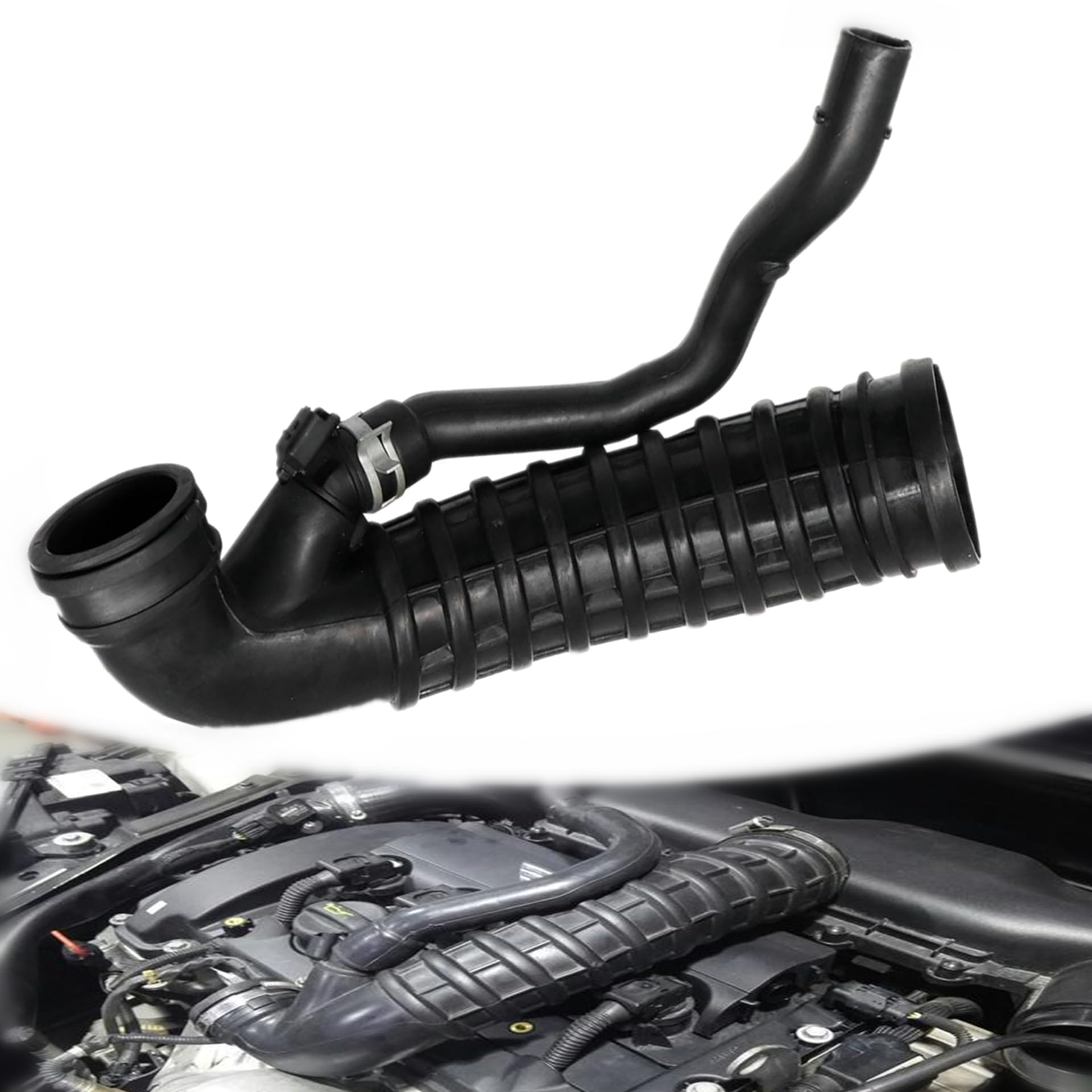 Fit 2007-2010 Mini Cooper S R55 R56 R57 1.6L Silicone Air Intake Boost Hose Kit