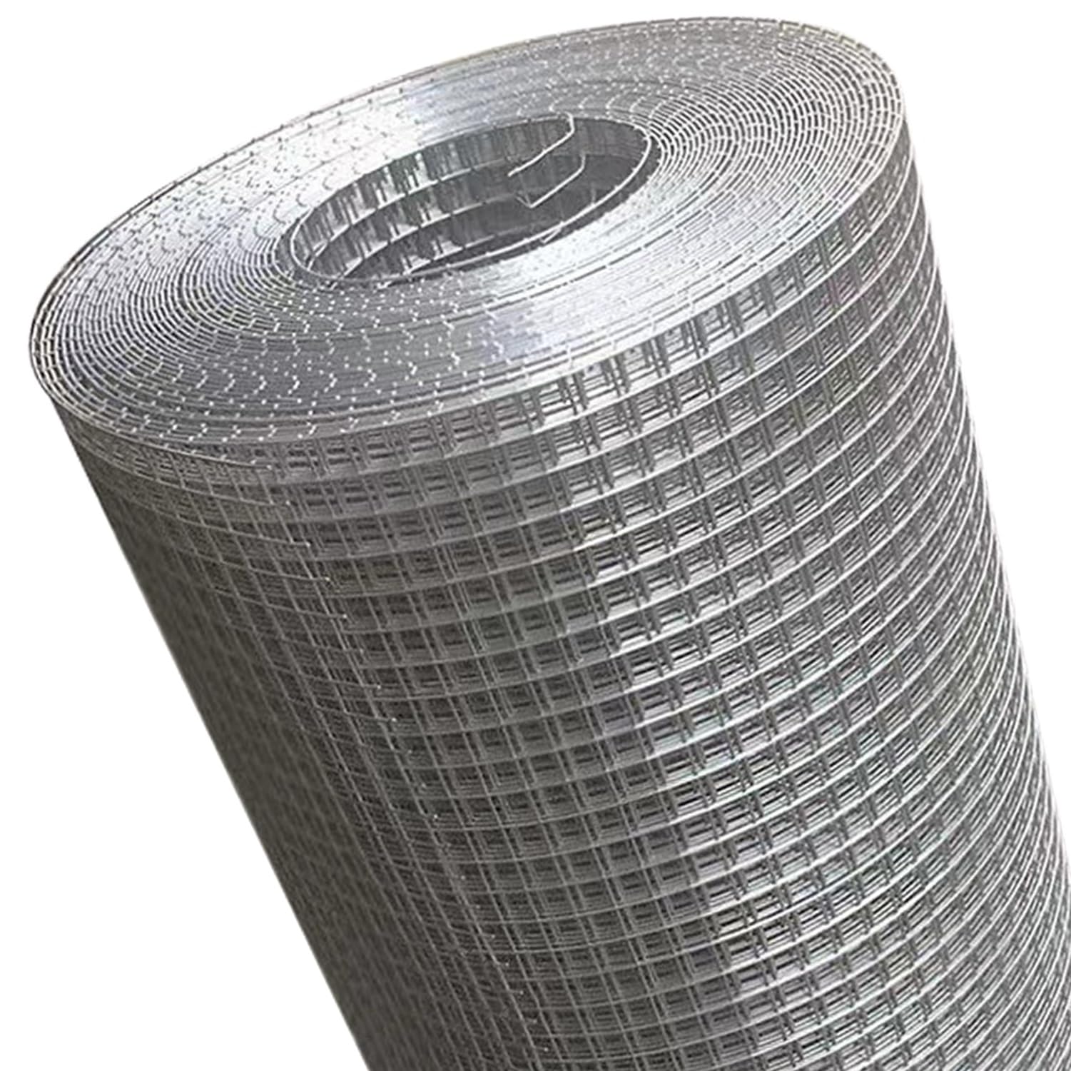 1 Rotolo 18x18mm Rete Metallica Zincata, Rete Della Gabbia Del Coniglio, Facile Tagliare E Fare Diritto, Giardinaggio Strato Della Rete Del Recinto,(1.2x2m)