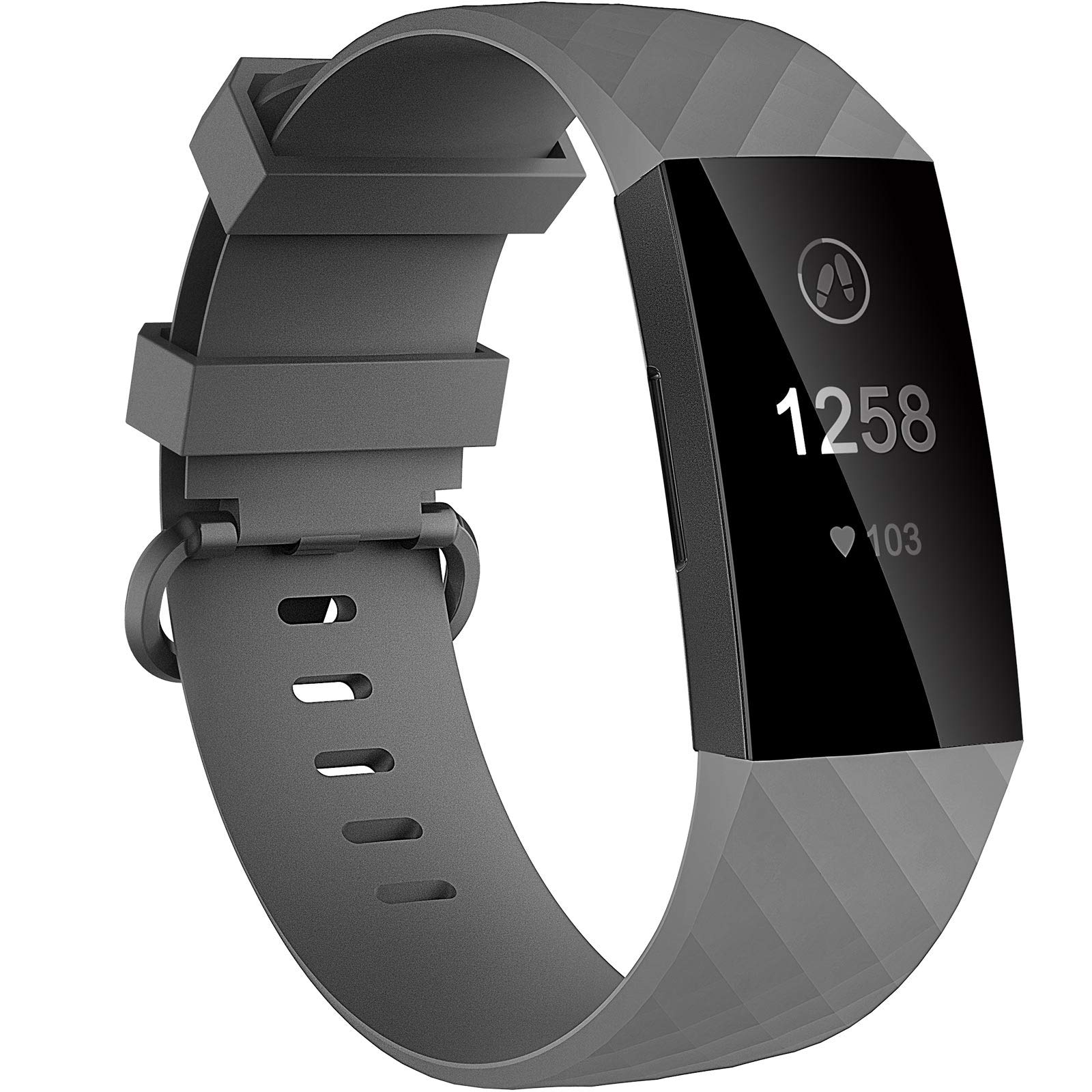 VelaviorWaterproof Bands for Fitbit Charge 4/ Fitbit Charge 3/ Charge3 SE, Replacement Wristbands for Women Men Small Large