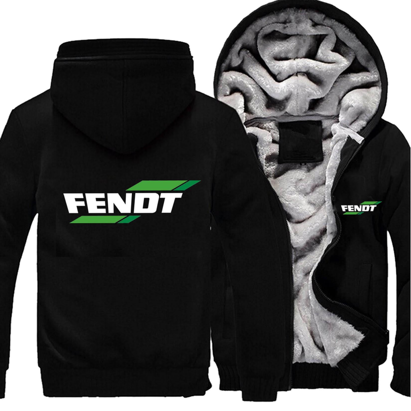 Sweat à Capuche Zippé Homme FENDT - Style Sportwear Décontracté - Respirant Et Léger - Taille Asiatique (Prévoir 2 Tailles Au-dessus) - 5