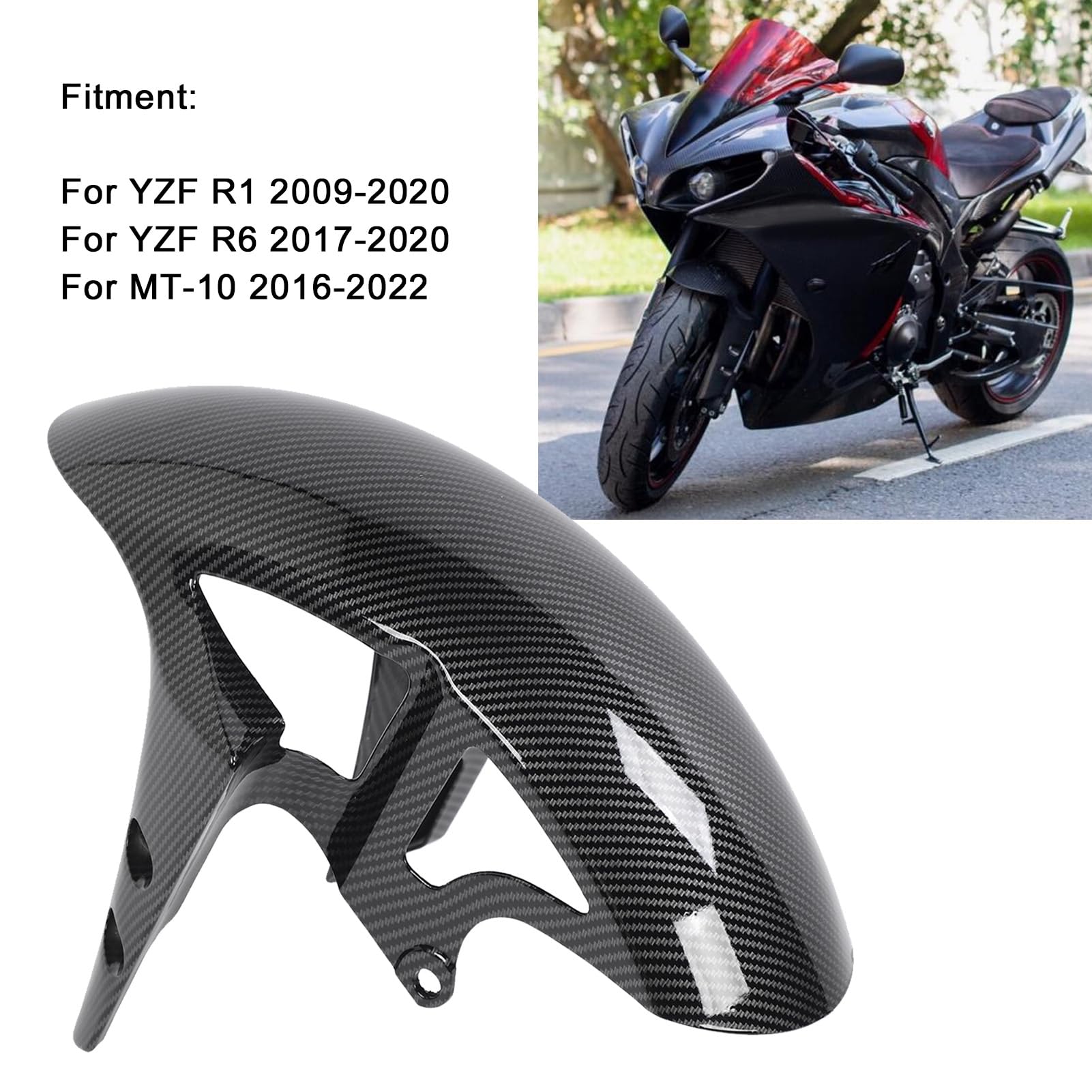 Amazon.co.jp: AKLOSIPY YZF R1 R6 MT-10 用カーボンファイバー